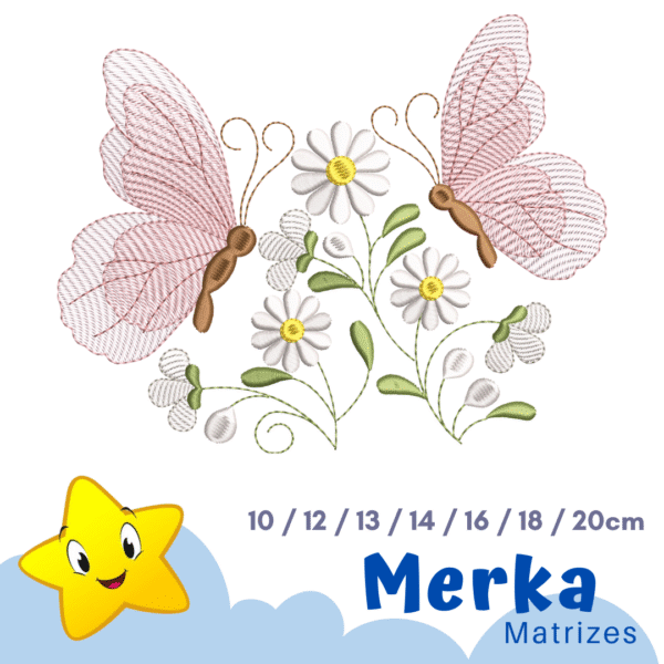 Coleção Jardim das Borboletas - Margaridas - Imagem 3